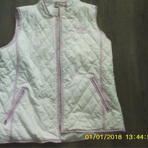 Pink and White Georgia Vest
